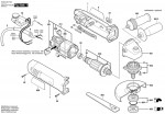 Bosch 0 603 405 902 Pws 850 Ce Angle Grinder 230 V / Eu Spare Parts